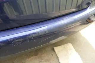 VW Touran 1T Stoßstange hinten Heckstoßstange Stoßfänger blau LB5N - Bild 4