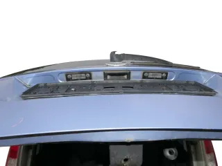 Skoda Roomster 5J Heckklappe hinten Kofferraumklappe mit Scheibe blau LF5Y - Bild 13