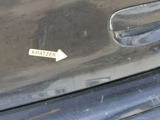 VW Polo 9N3 9N Heckklappe Kofferraumklappe Klappe schwarz LC9Z ohne Anbauteile - Bild 5