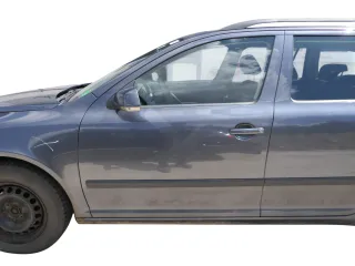 Skoda Octavia 1Z Kombi+Limo Tür vorne links Fahrertür grau LF8J OHNEAnbauteil - Bild 1