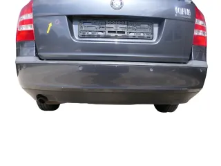 Skoda Octavia 1Z Combi Stoßstange hinten Heckstoßstange grau LF8J PDC - Bild 1
