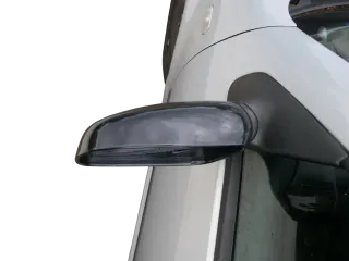 VW Golf 4 Bora manueller Spiegel vorne links Außenspiegel schwarz - Bild 6