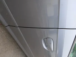 Audi A3 8P 2/3-Türer Tür vorne rechts Beifahrertür Türblatt grau LY7J - Bild 2