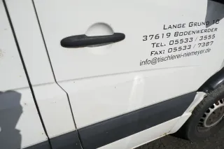 VW Crafter 2E Tür vorne rechts Beifahrertür weiß L902 - ohne Anbauteile - Bild 5