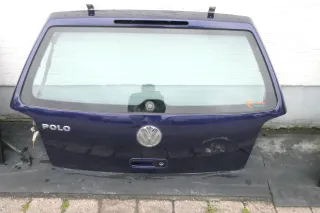 VW Polo 6N2 Heckklappe Klappe hinten Kofferraumklappe blau LB5N indigobl Scheibe - Bild 1