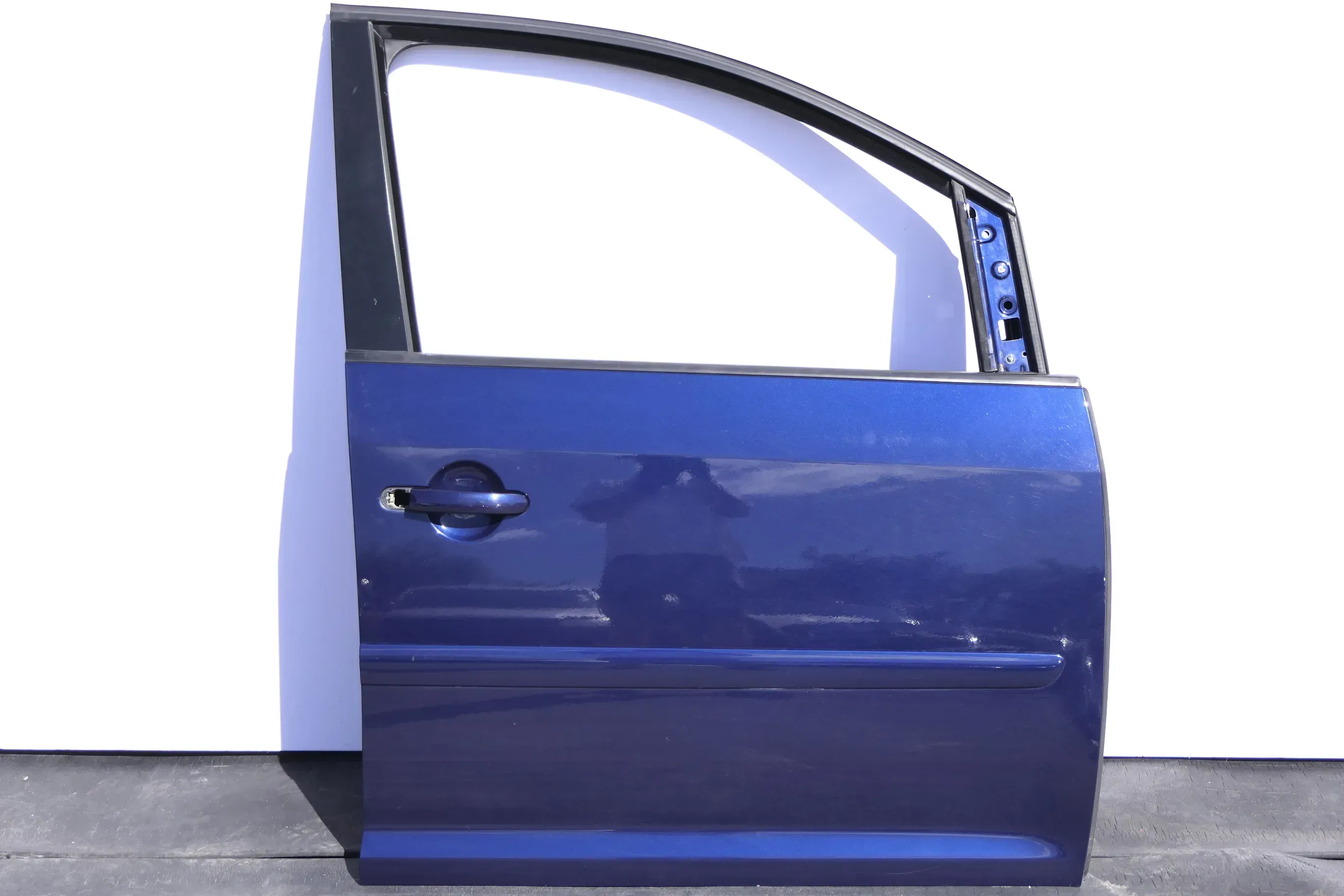 VW Touran 1T 1T3 Tür vorne rechts Beifahrertür blau LB5N indigoblau - Bild 1