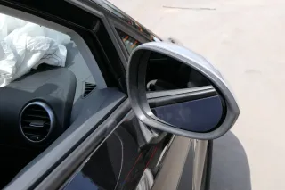 Seat Leon 1P elektrischer Spiegel Außenspiegel rechts + Glas silber anklappbar - Bild 1