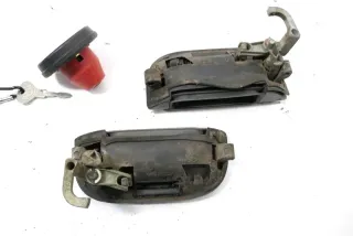 VW T4 Türschloß Tür Türgriff Schloß vorne links + rechts + Schlüssel Tankdeckel - Bild 2