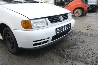 VW Polo 6N Stoßstange vorne breite Styling XXL Frontstoßstange weiß LB9A - Bild 4