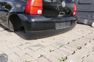 VW Lupo Stoßstange hinten Heckstoßstange Stoßfänger schwaz L041 162350 - Bild 3