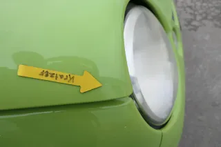 VW Lupo Motorhaube KLappe vorne grün LR6A - Bild 6