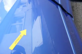 VW Polo 9N 9N3 Tür hinten rechts 4/5-Türer blau LA5M - Bild 8