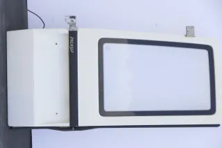 VW Caddy Pickup Tür hinten links Heckklappe Hecktür weiß Hecktür - Bild 1