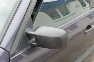 VW Passat 3A 35i elektrischer Spiegel Außenspiegel links + Glas schwarz matt - Bild 1