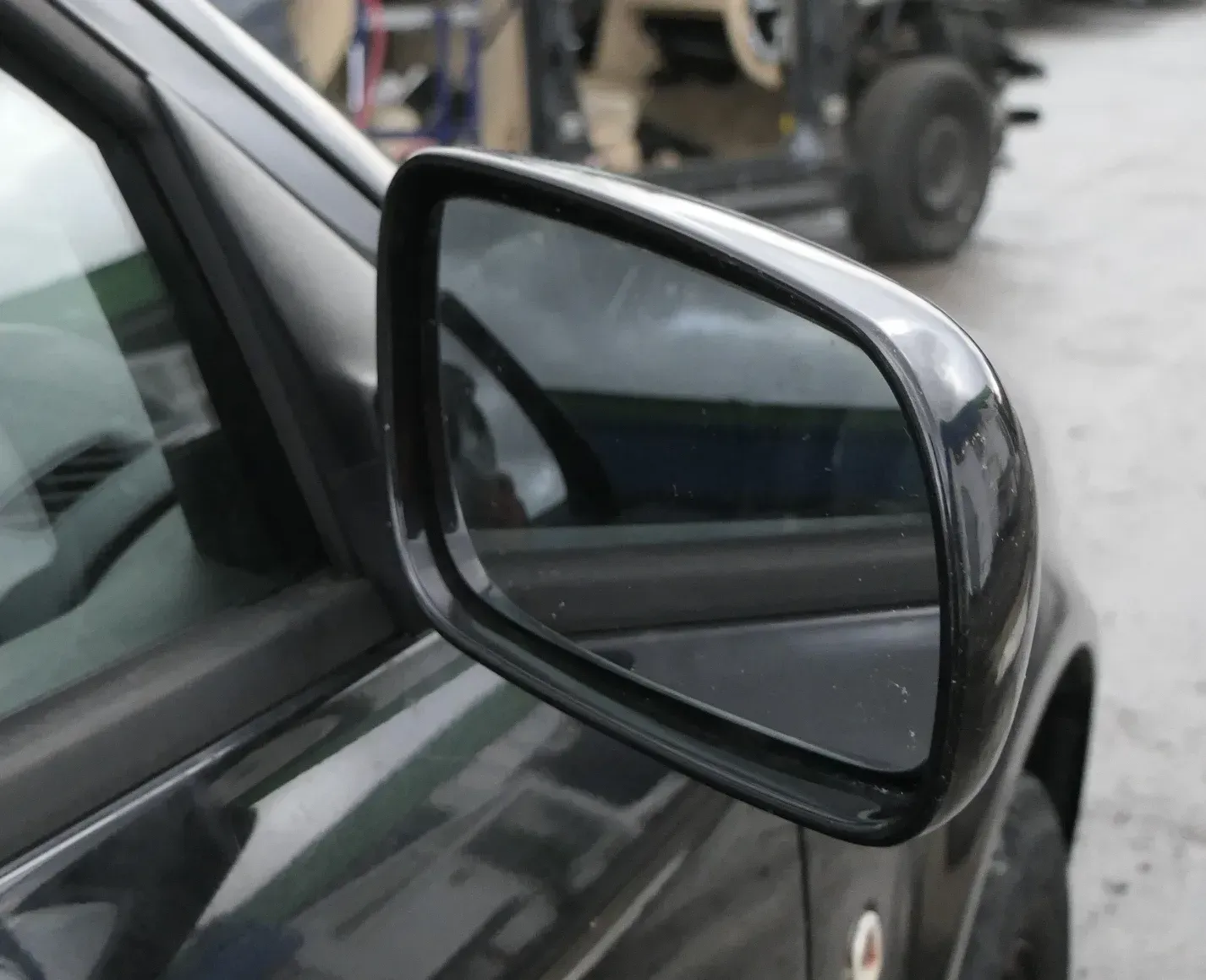 Skoda Octavia 1U elektrisch Spiegel Außenspiegel rechts mit Glas schwarz LF9R - Bild 1