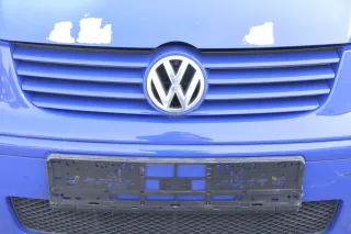 VW Polo 6N2 Stoßstange vorne Frontstoßstange Stoßfänger blau LA5C surfblue+Grill - Bild 2
