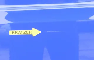 VW Crafter 7C MAN TGE Tür hinten rechts Heckklappe Hecktür Flügeltür blau R502 m - Bild 7