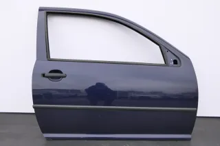 VW Golf 4 Tür vorne rechts Beifahrertür 2/3-Türer blau LB5N - Bild 1