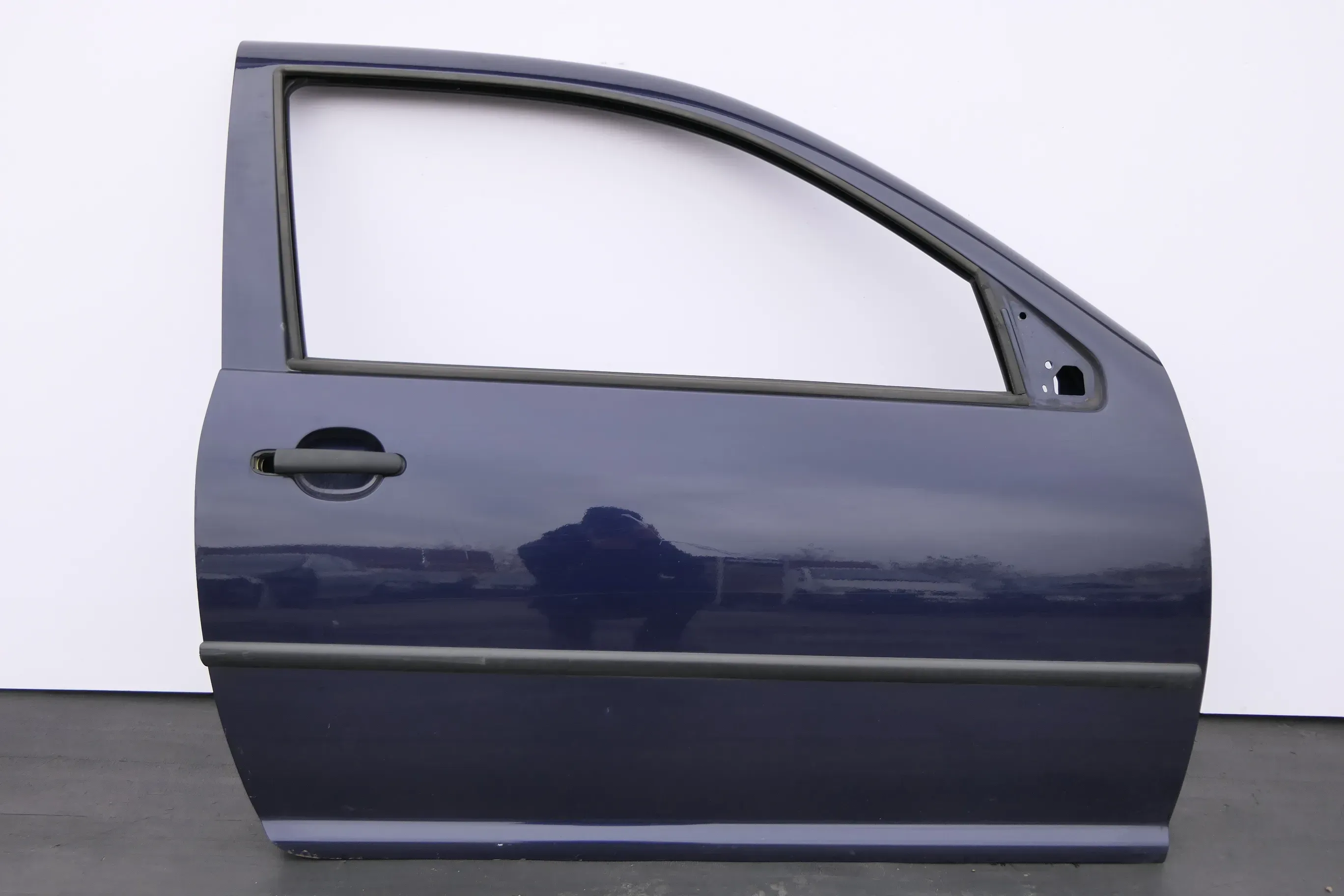 VW Golf 4 Tür vorne rechts Beifahrertür 2/3-Türer blau LB5N - Bild 1