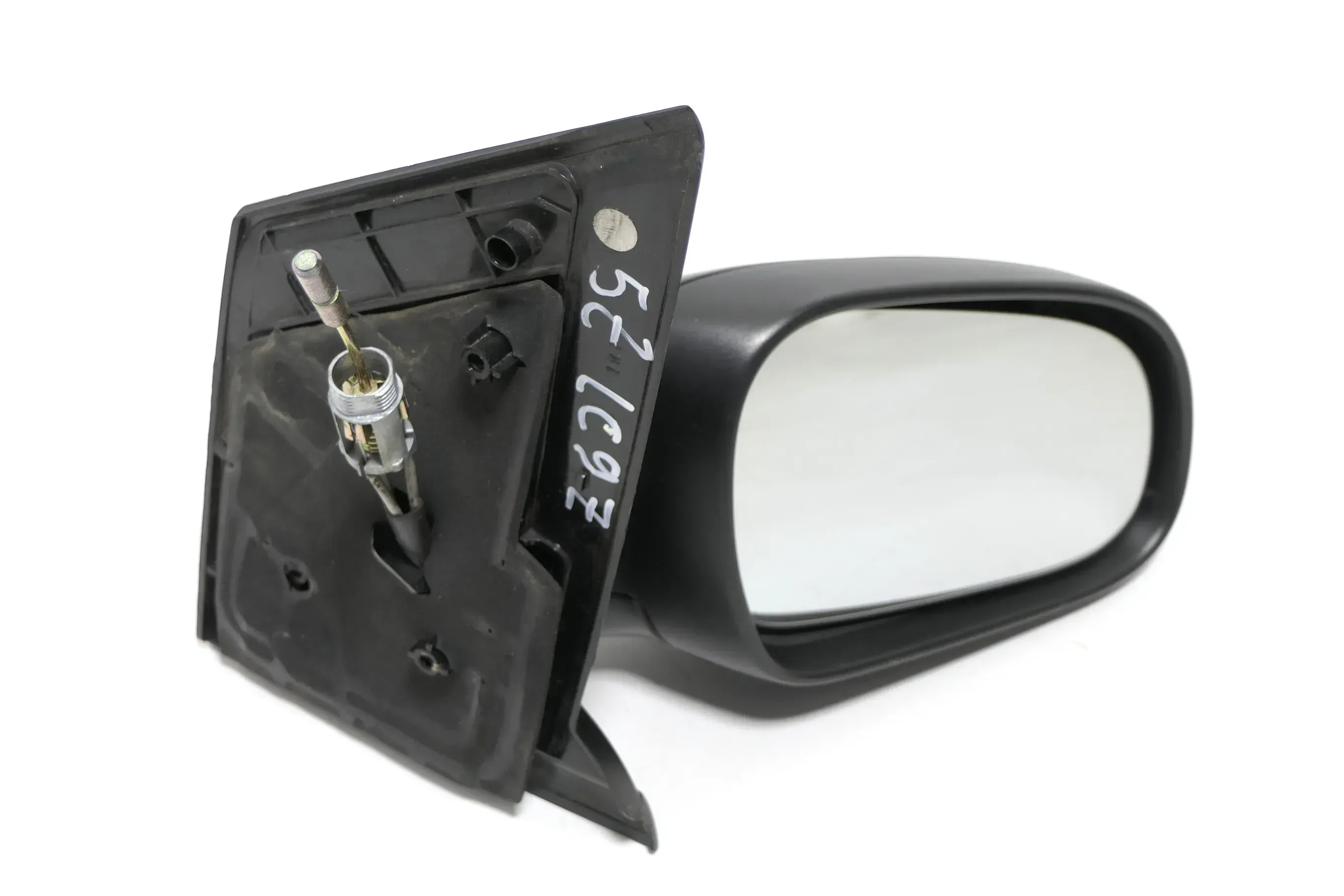 VW Fox 5Z manueller Spiegel Außenspiegel + Glas rechts schwarz LC9Z mechanischer - Bild 1