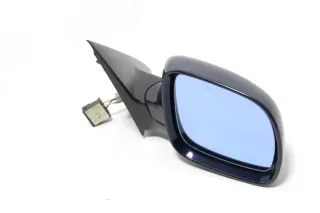 Audi A6 4B Spiegel Außenspiegel rechts elektrisch blau LY5K mit GLAS - Bild 1