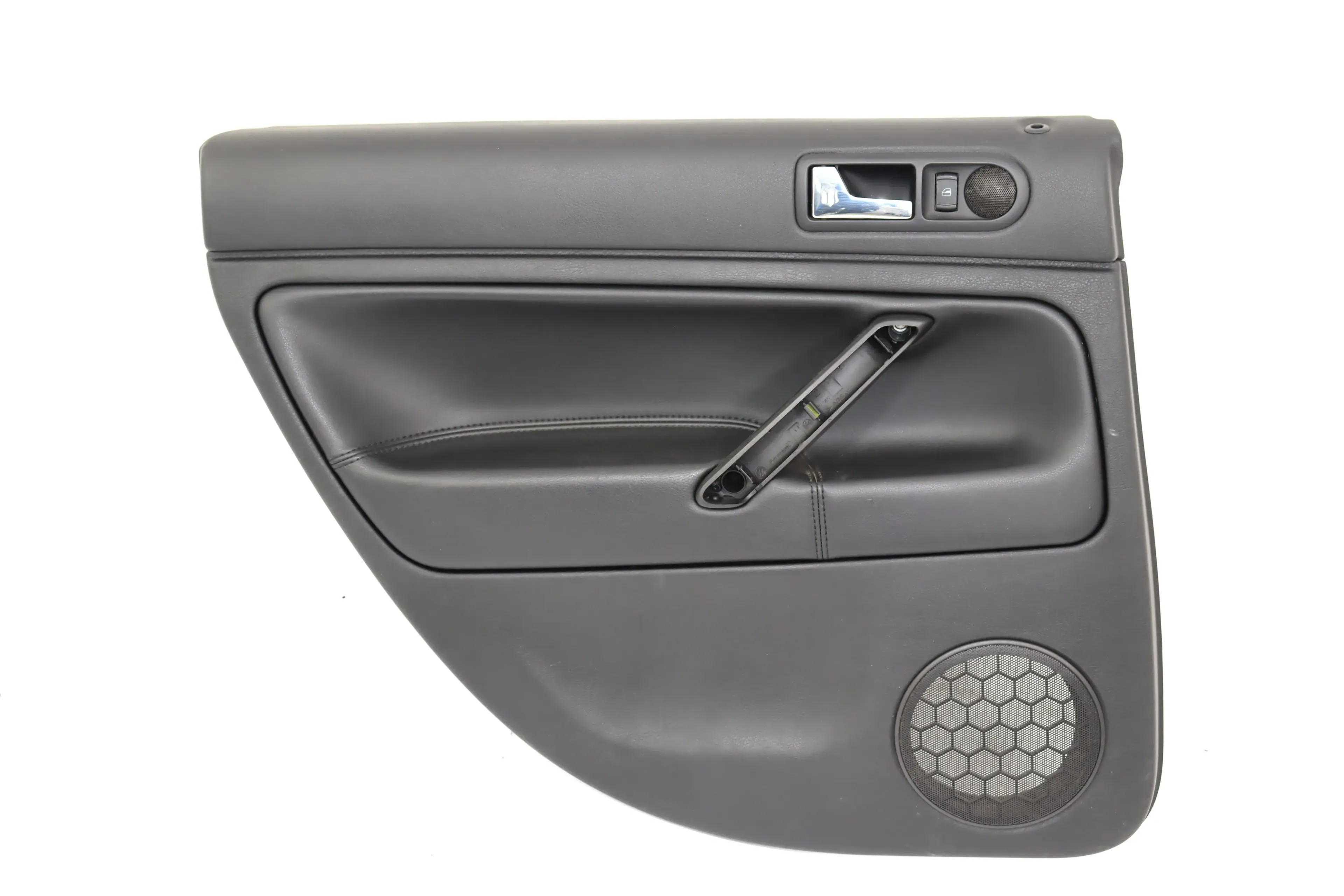 VW Passat 3BG Türverkleidung Verkleidung Tür hinten links Leder schwarz - Bild 1