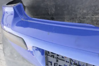 VW Golf 4 Limousine Stoßstange hinten Heckstoßstange Stoßfänger blau LW5Z - Bild 2
