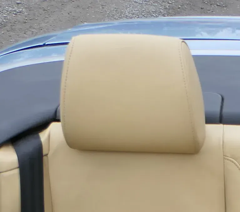 A4 8H Cabrio 8E B6 B7 Kopfstütze hinten Leder anisgelb gelb Perlnappaleder - Bild 1