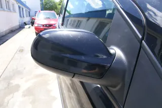 VW Fox 5Z manueller Spiegel Außenspiegel + Glas rechts schwarz L041 mechanisch - Bild 1