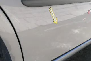 Seat Ibiza 6L Tür 4/5-Türer hinten rechts grau LS7U - ohne Anbauteile - Bild 3
