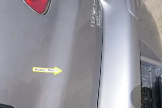 Seat Ibiza 6L Heckklappe Klappe hinten Kofferraumklappe grau LS7U ohneBremsleuch - Bild 5