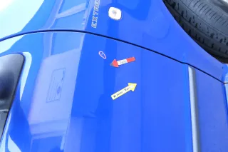 Skoda Fabia 6Y Kombi Limousine Tür vorne rechts Beifahrertür blau LF5K - Bild 3
