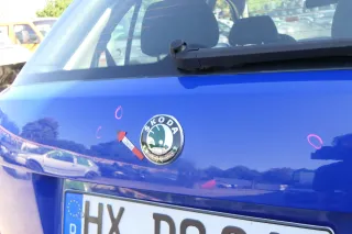 Skoda Fabia 6Y6 Schrägheck Heckklappe Kofferraumklappe hinten blau LF5K - Bild 10