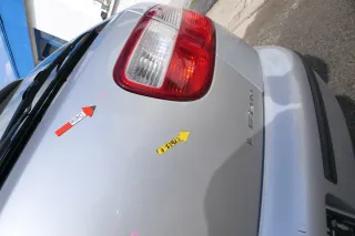 Seat Leon 1M Heckklappe Klappe hinten Kofferraumklappe grau silber LS7N Spoiler - Bild 6