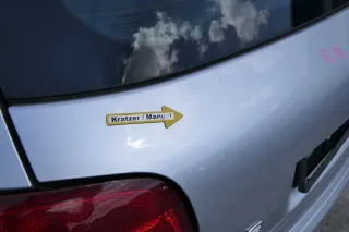 Audi A3 8P 2/3-Türer Heckklappe Klappe hinten grau silber LX7W 2/3-Türer - Bild 5