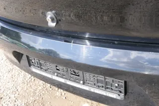 VW Fox 5Z Stoßstange hinten Stoßfänger schwarz L041 uni Heckstoßstange - Bild 8