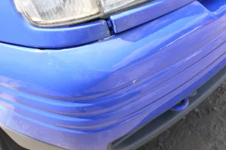 Seat Arosa 6H Stoßstange vorne vorn Frontsttoßstange blau LS5J - Bild 7