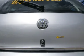 VW Fox 5Z Heckklappe Kofferraumklappe Klappe hinten + Scheibe silber LA7W - Bild 4