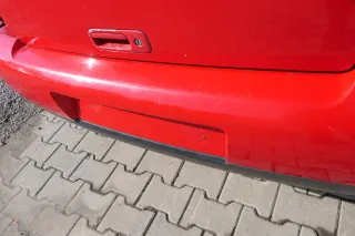 VW Lupo Stoßstange hinten Heckstoßstange Stoßfänger rot LP3G - Bild 6