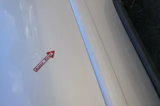 Audi A4 B5 Tür nur Türblatt hinten links silber LY7W - Facelift - Bild 5