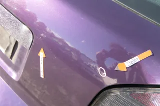 Audi A3 8L Facelift Heckklappe Kofferraumklappe Klappe hinten merlin lila LZ3W - Bild 8