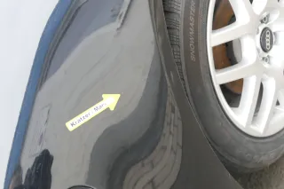 Audi A3 8L Kotflügel vorne rechts schwarz LY9B - Bild 7