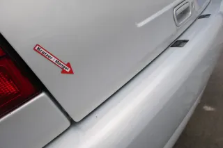 VW Polo 6N Heckklappe Klappe hinten Kofferraumklappe mit Scheibe silber LB7Z - Bild 5