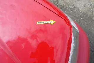 VW Polo 6N Motorhaube Klappe vorn vorne rot LP3G - Bild 11