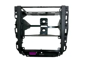 VW Golf 4 Bora Mittelkonsole Verkleidung um Radio schwarz 1J1858069F paar Kratze - Bild 1