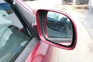 Seat Leon Toledo 1M manueller Spiegel Außenspiegel rechts mit Glas wein-rot LS3R - Bild 2