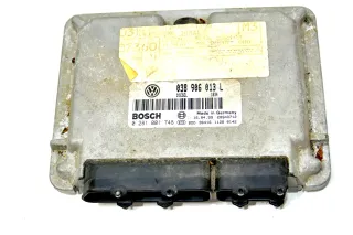 VW Lupo 6X Arosa Steuergerät 1,7 SDI 60PS 44kw AKU Motor 038906013L - Bild 1