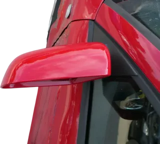Audi A3 8P elektrischer Spiegel Außenspiegel vorne links rot LY3J + Glas - Bild 4