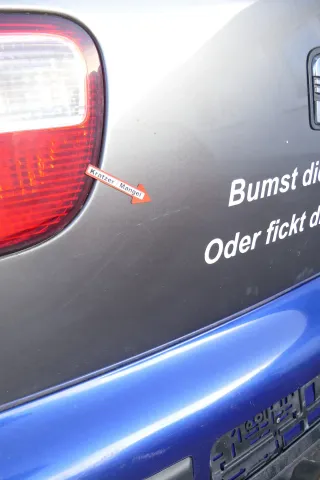 Seat Leon 1M Heckklappe Klappe hinten Kofferraumklappe grau LS7T Spoiler - Bild 8