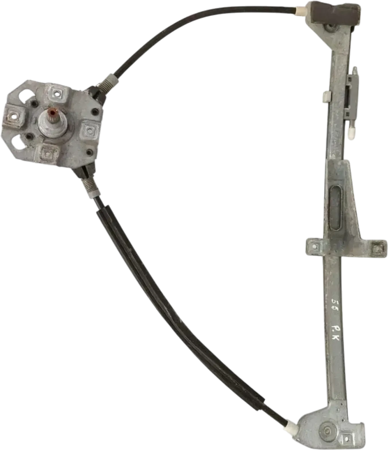 Audi 80 mechanischer manueller Fensterheber vorne links 8A0837399 + Gestänge - Bild 1